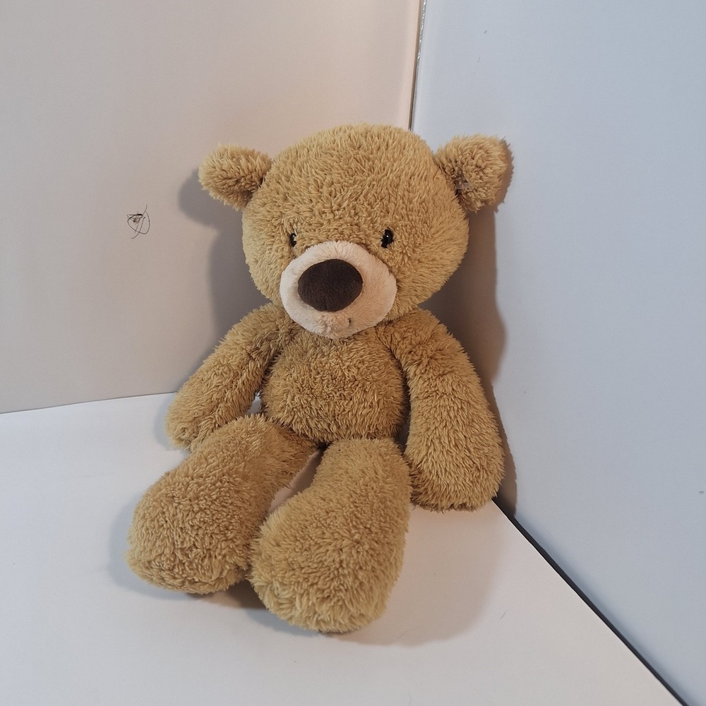 GUND Fuzzy Bear Plush Stuffed Animal Tan Brown Soft Toy   15"‎